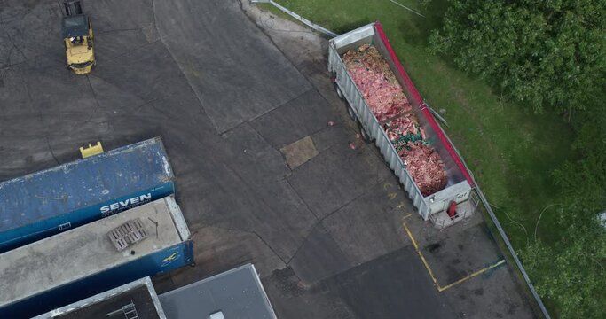A Bird's-Eye View of Abattoir / Slaughter House Byproducts and Animal Remains