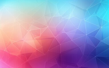 Obraz premium Gradient abstract style wireframe background