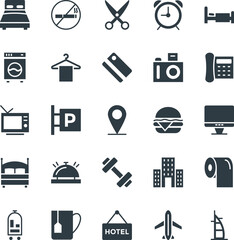 Hotel & Restaurant Cool Vector Icons 1

