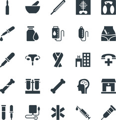 Medical and Health Cool Vector Icons 3

