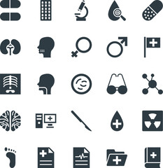 Medical and Health Cool Vector Icons 4

