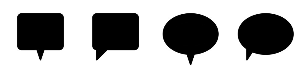 bubble speech chat icon 