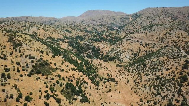 Mount Hermon wadi arar Aerial view