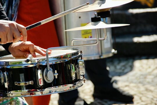 Caixa e Pratos de Bateria - Baterista
