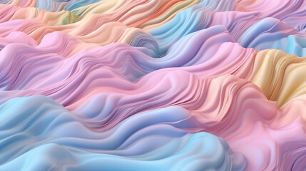 Background with organic and random shapes with pastel colors.