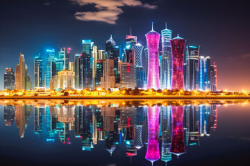 Doha travel destination. Tour tourism exploring.