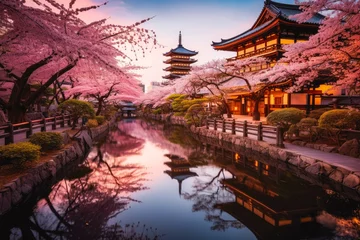 Fotobehang Japan travel destination. Tour tourism exploring. © VisualProduction