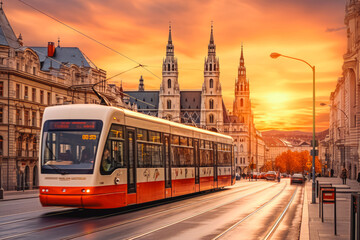 Obraz na płótnie Canvas Vienna Austria travel destination. Tour tourism exploring.