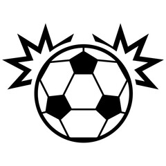 Obraz premium Soccer Icon Vector