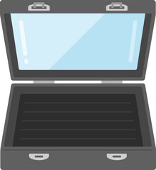 空のジュエリーケースのイラスト