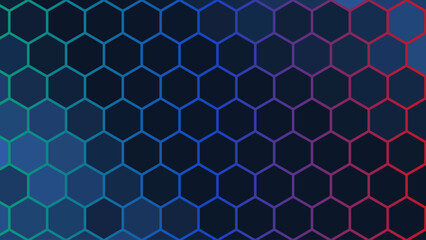 abstract geometric fururistic colorful background