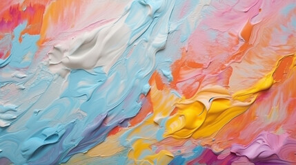 Backgrounds with texture of multicolored acrylic paint.
