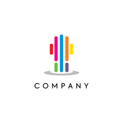 Bulb logo design, colorful, technology, energy logo, power logo, creative logo, design agency 