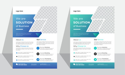 modern Flyer design Template Brochure cover 