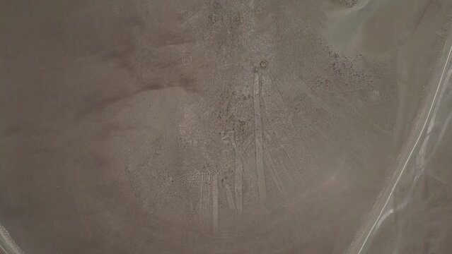 Tarapaca Giant its a large petroglyph on a rocky outcrop in the Atacama Desert, Tarapaca Region, northern Chile. It was created by native indigenous people of Chile in the year 900.
