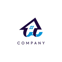 Home logo design, real estate, house, aero, building, property, eps