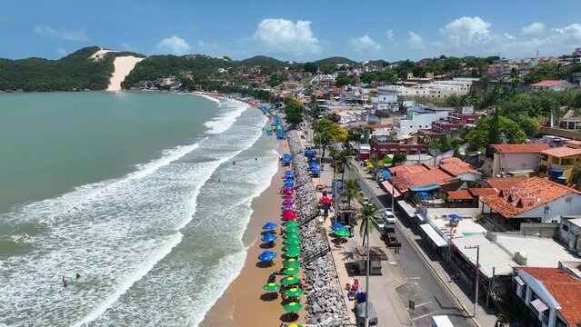 Bald Hill At Natal Rio Grande Do Norte Brazil. Cityscapes High Rise Buildings. Coast Horizon City Seaside. Coast Exterior City Beach Moodle. Coast Seaside Lifestyle Landmark.