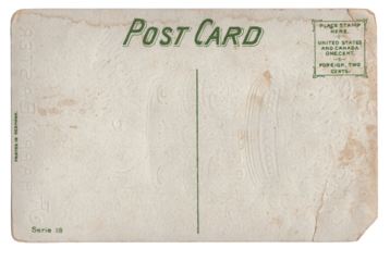 Vintage post card background