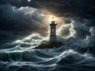 Lighthouse, a hope in the storm