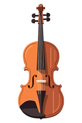Fototapeta na wymiar wooden violin design