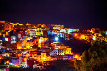 night view of the city