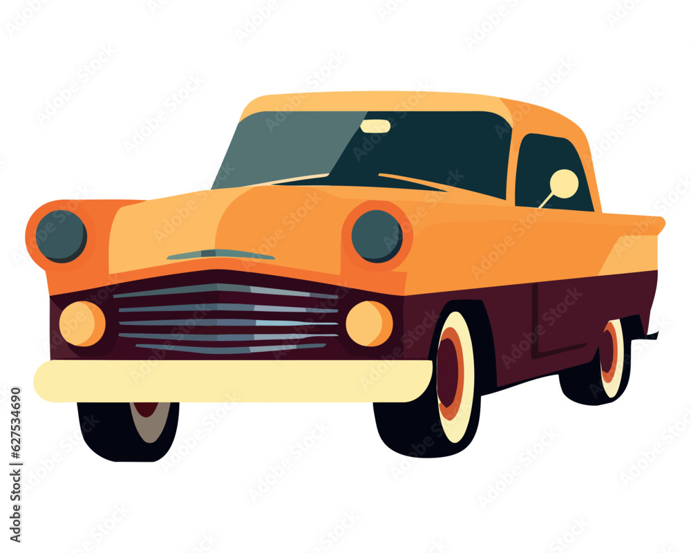 Canvas Prints Vintage car design