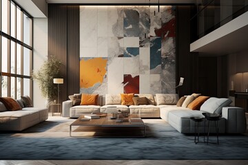 Achieve the interior design you've always dreamed of with a blend of different artistic materials.