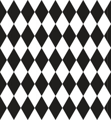 Black and white geometric seamless pattern. Vector background. Black and white texture with optical illusion effect. Print