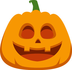halloween pumpkin head orange color