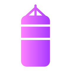 boxing bag gradient icon