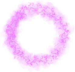 digital lightning glowing border circle