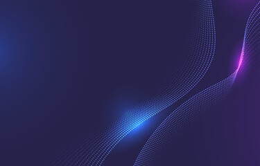 Purple tech dot abstract background template with an elegant design concept, minimal style composition for banner, flayer, etc.