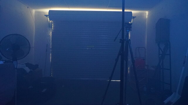 BTS shots of a local short film production callled "Come back later"