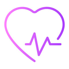 heart rate gradient icon