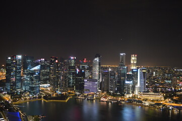 Fototapeta na wymiar シンガポール　夜景