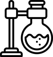 Chemistry line icon
