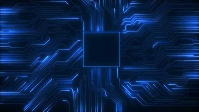 AI Learning and Artificial Intelligence. Business, technology, internet and networking concept. deep learning Brian print Circuit board Futuristic Cyber Technology Innovation. UI. Machine Learning.