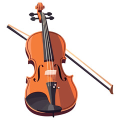 Fototapeta premium wooden violin design