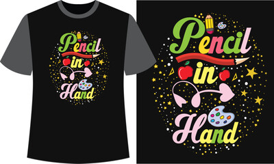 Pencil in Hand T-SHIRT DESIGN