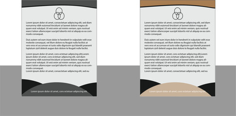 Corporate professional business letterhead design.