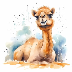 Camel Water Color