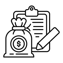 Financial Plan Icon
