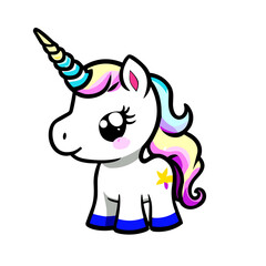unicorn vector ilustration