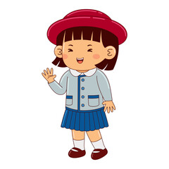 kids wear japan school uniform