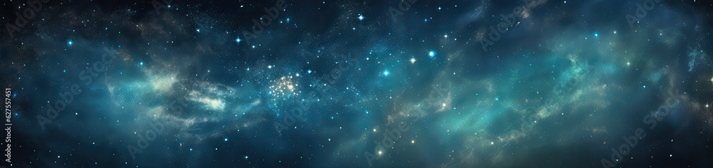 Canvas Prints universe landscape panoramic view. generative ai