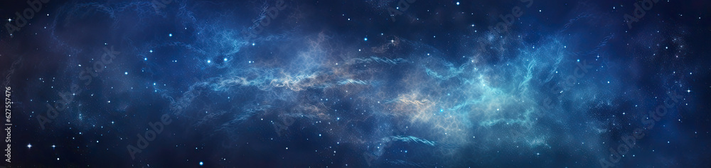 Canvas Prints universe landscape panoramic view. generative ai