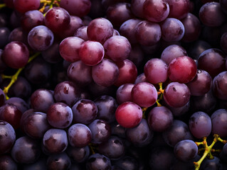 A group of fresh grapes fruit.
