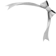  Black ribbon drawing