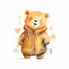 Bear Water Color - 627558602