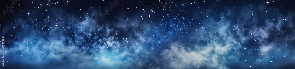 Canvas Prints universe landscape panoramic view. generative ai